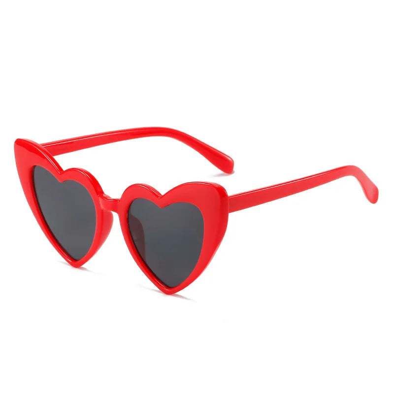 Trendige Herz-Sonnenbrille | Retro Style | UV400 Brille JLR Design