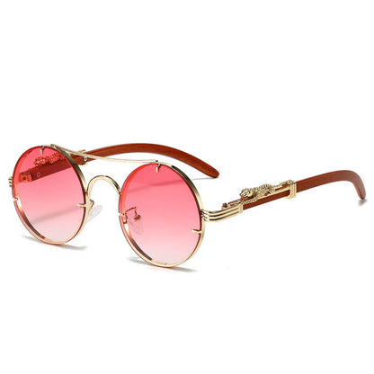 Trendige runde Retro Chic Sonnenbrille Brille JLR Design