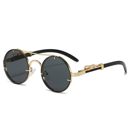 Trendige runde Retro Chic Sonnenbrille Brille JLR Design