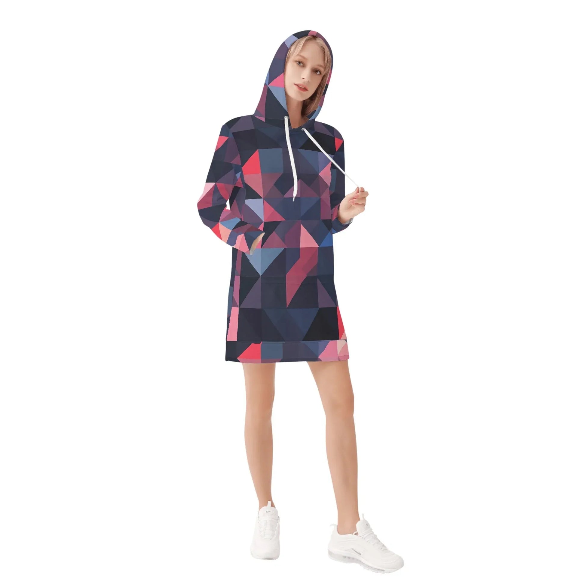 triangle-v1-velvet-hoodie-dress-hoodiekleid-jlr-design-23638 - JLR Design