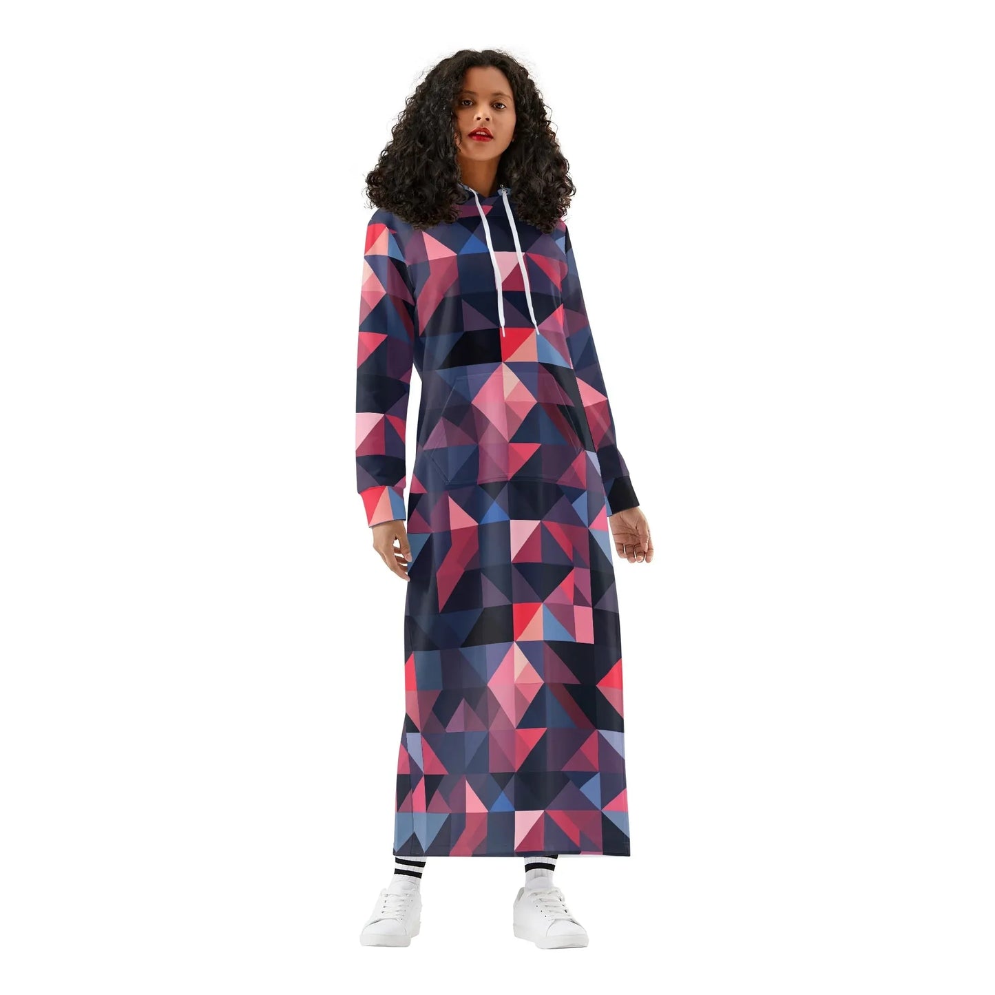 bequemes-leichtes-hoodie-kleid-triangle-v1-hoodiekleid-jlr-design-10257 - JLR Design