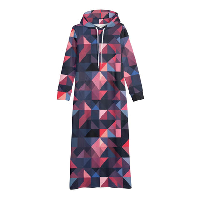 bequemes-leichtes-hoodie-kleid-triangle-v1-hoodiekleid-jlr-design-54523 - JLR Design