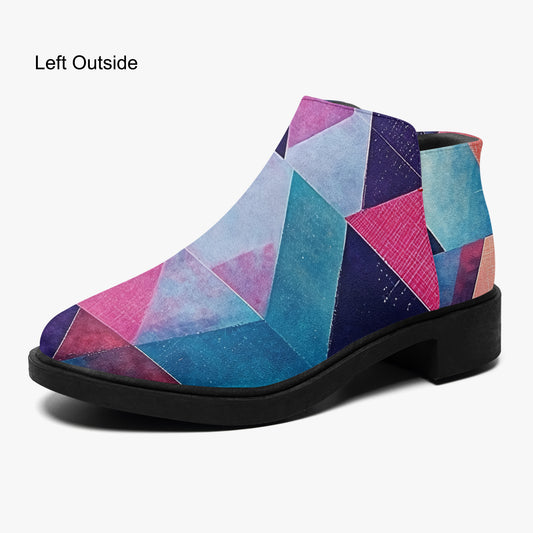 Triangle v1 elegante Reißverschluss-Stiefeletten Stiefeletten JLR Design