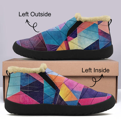 Triangle v1 Faux Fur Slipper Slipper JLR Design