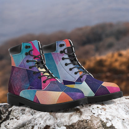 Triangle v1 Leder Boots | Stylische und Warme Winterstiefel Boots JLR Design