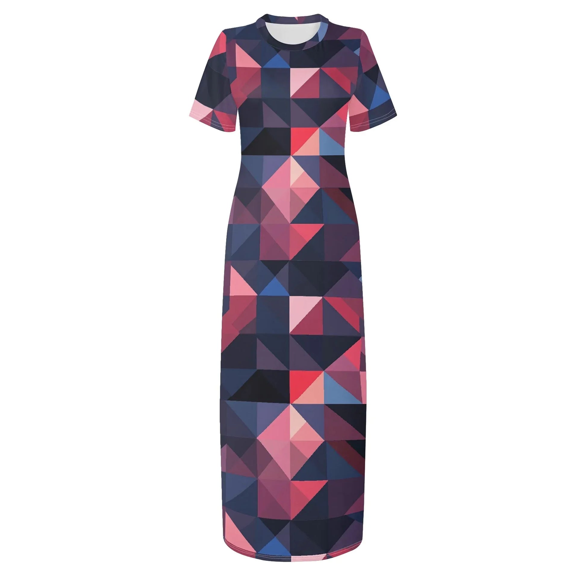 triangle-v1-short-sleeve-long-dress-long-dress-jlr-design-45624 - JLR Design
