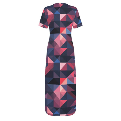 triangle-v1-short-sleeve-long-dress-long-dress-jlr-design-10330 - JLR Design