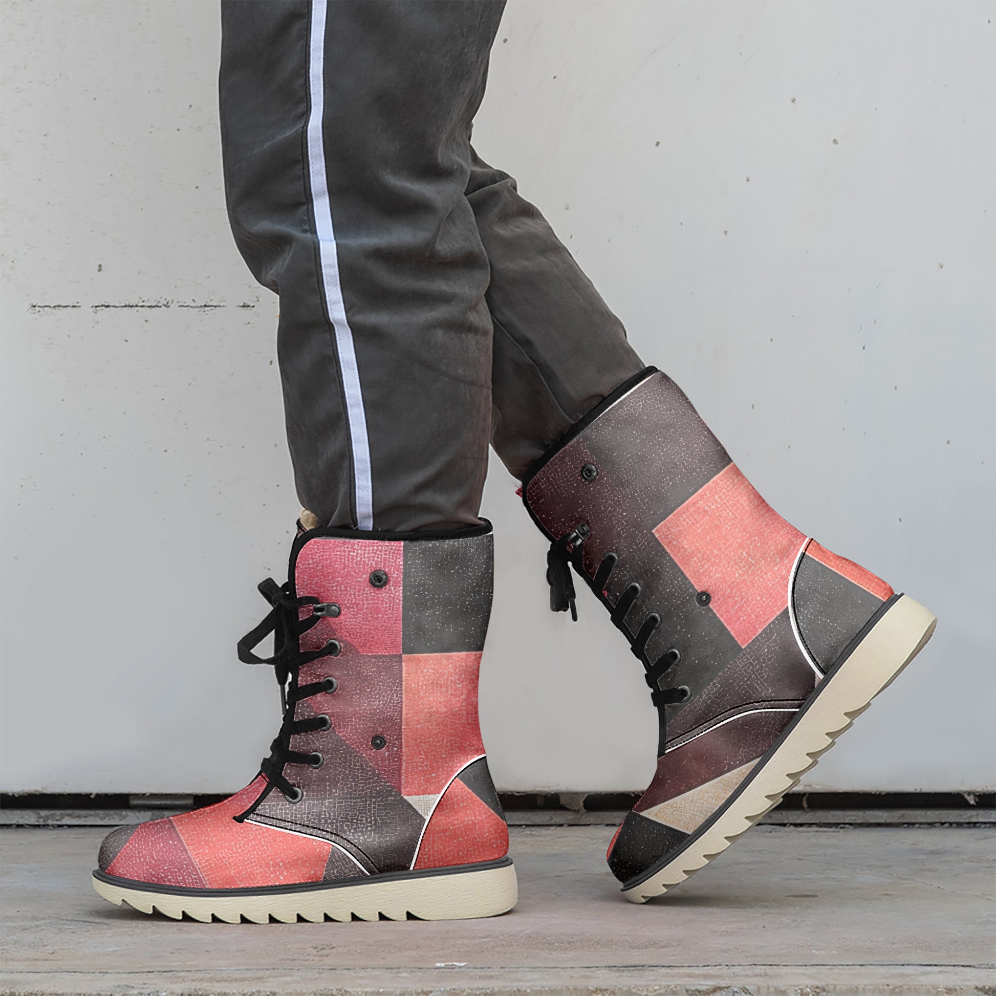Triangle v2 Chic Boots mit Plüschfutter Stiefel JLR Design