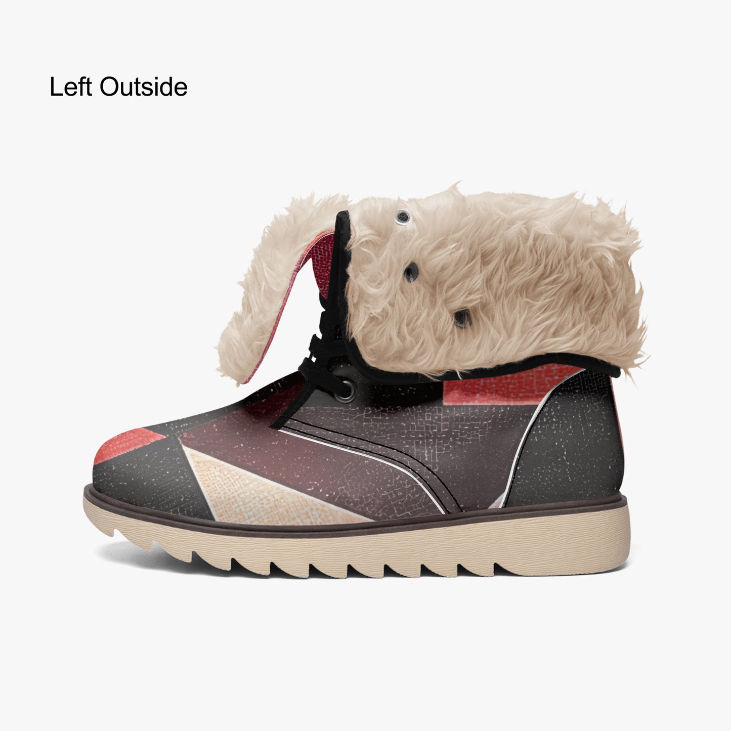 Triangle v2 Chic Boots mit Plüschfutter Stiefel JLR Design