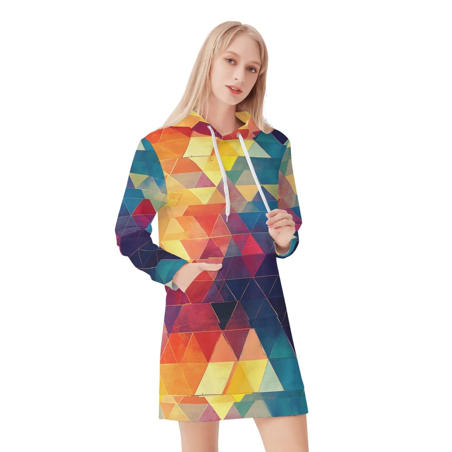 triangle-v2-velvet-hoodie-dress-hoodiekleid-jlr-design-21956 - JLR Design