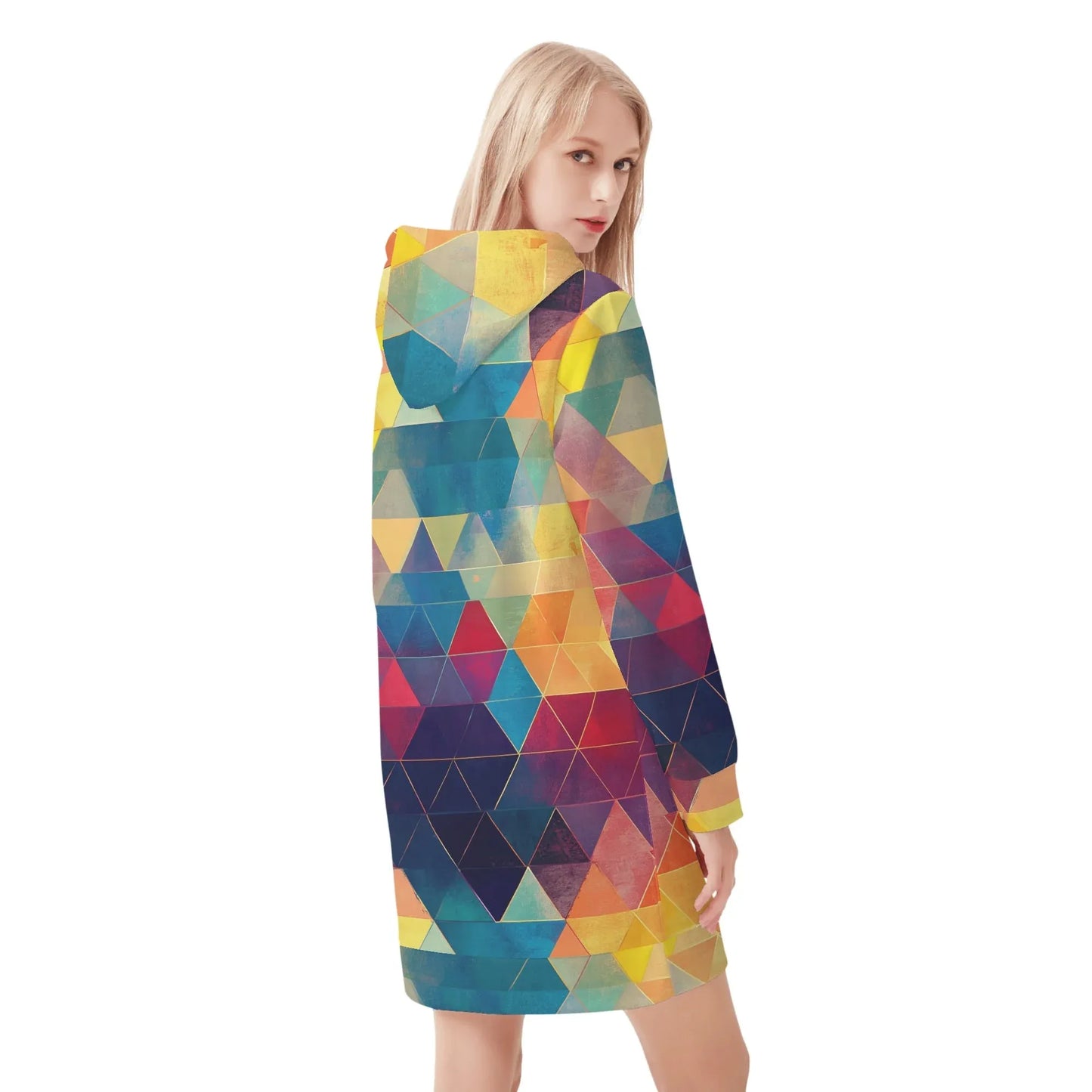 triangle-v2-velvet-hoodie-dress-hoodiekleid-jlr-design-31485 - JLR Design