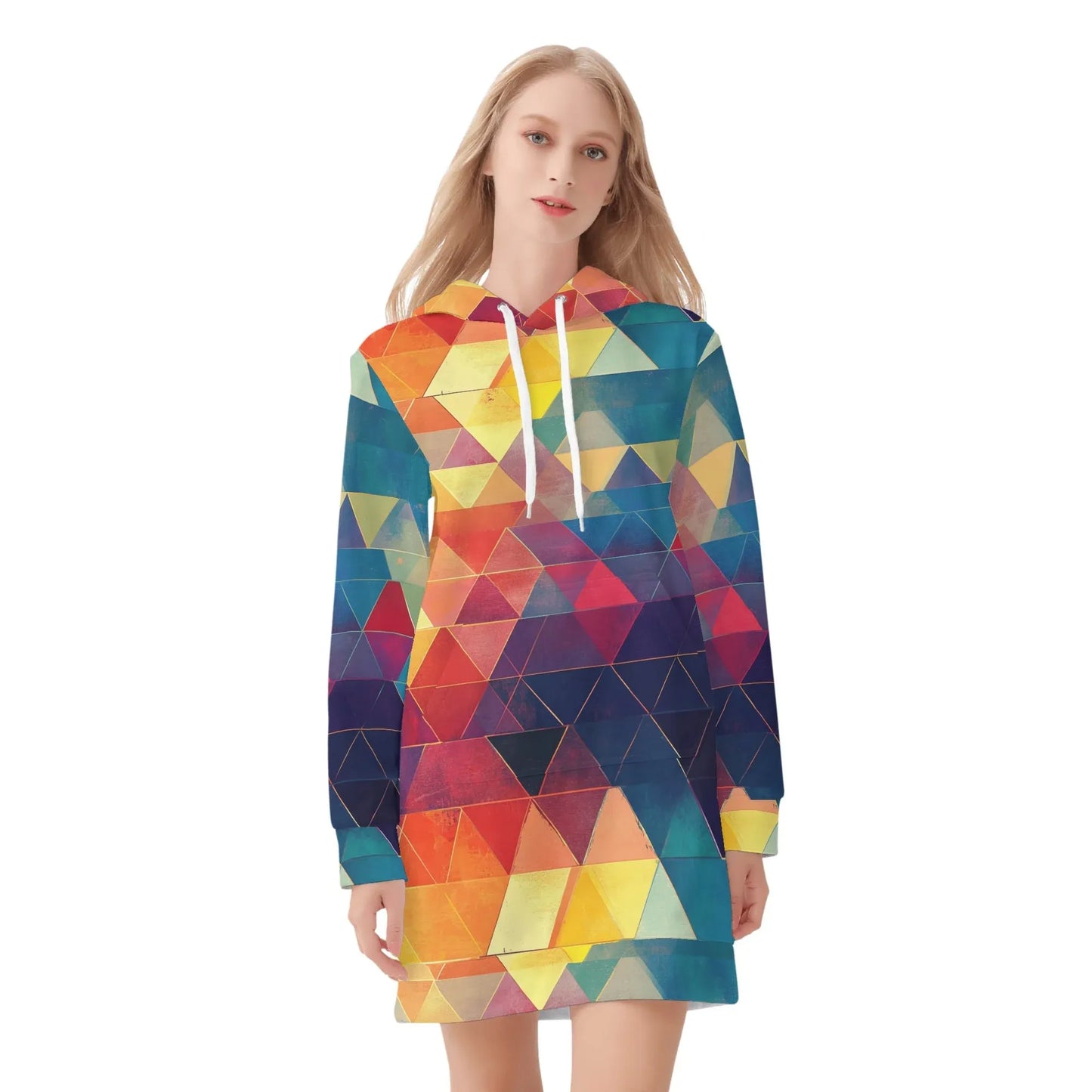 triangle-v2-velvet-hoodie-dress-hoodiekleid-jlr-design-26102 - JLR Design
