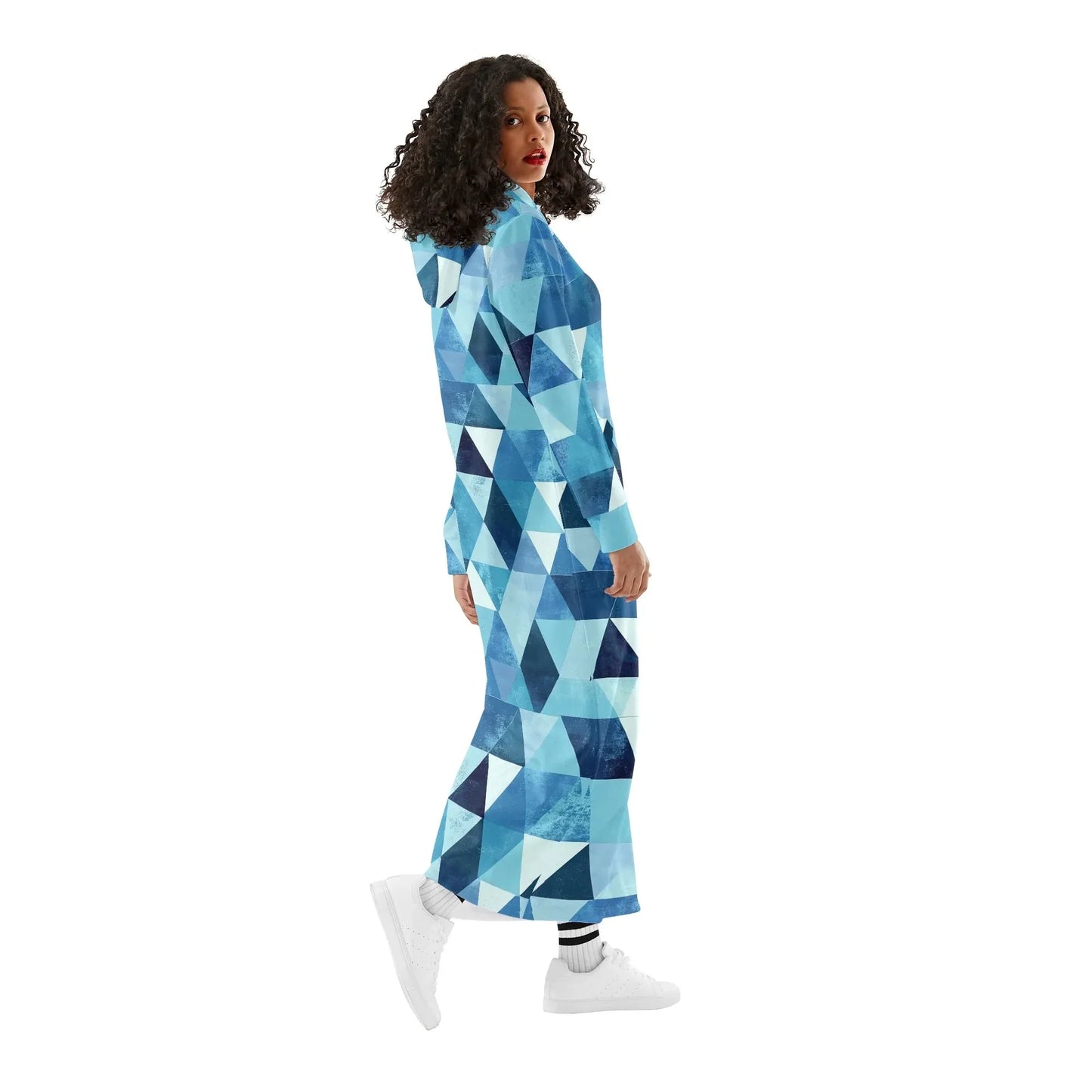 bequemes-leichtes-hoodie-kleid-triangle-v2-hoodiekleid-jlr-design-84781 - JLR Design