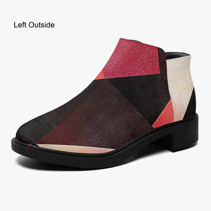 Triangle v2 elegante Reißverschluss-Stiefeletten Stiefeletten JLR Design