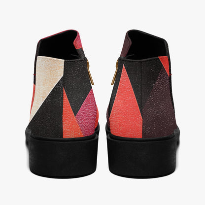 Triangle v2 elegante Reißverschluss-Stiefeletten Stiefeletten JLR Design