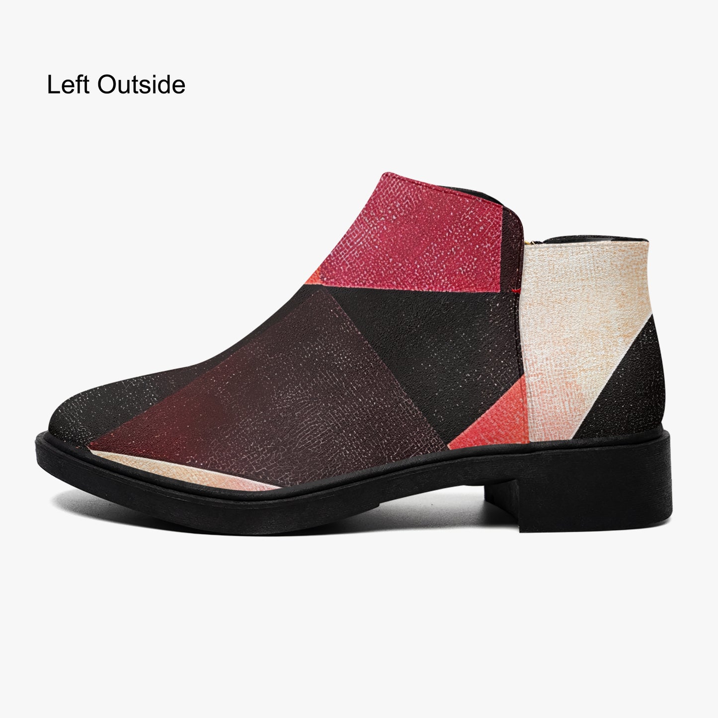 Triangle v2 elegante Reißverschluss-Stiefeletten Stiefeletten JLR Design