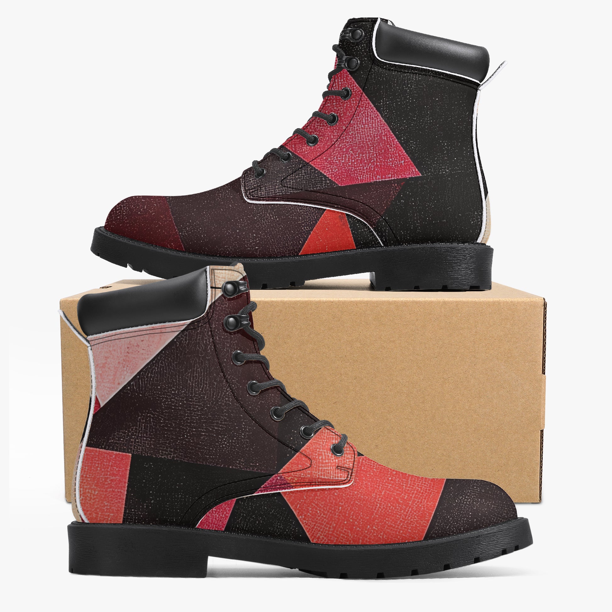 Triangle v2 Leder Boots | Stylische und Warme Winterstiefel Boots JLR Design