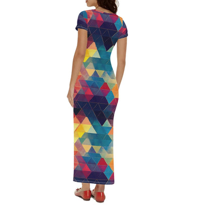 triangle-v2-short-sleeve-long-dress-long-dress-jlr-design-34775 - JLR Design
