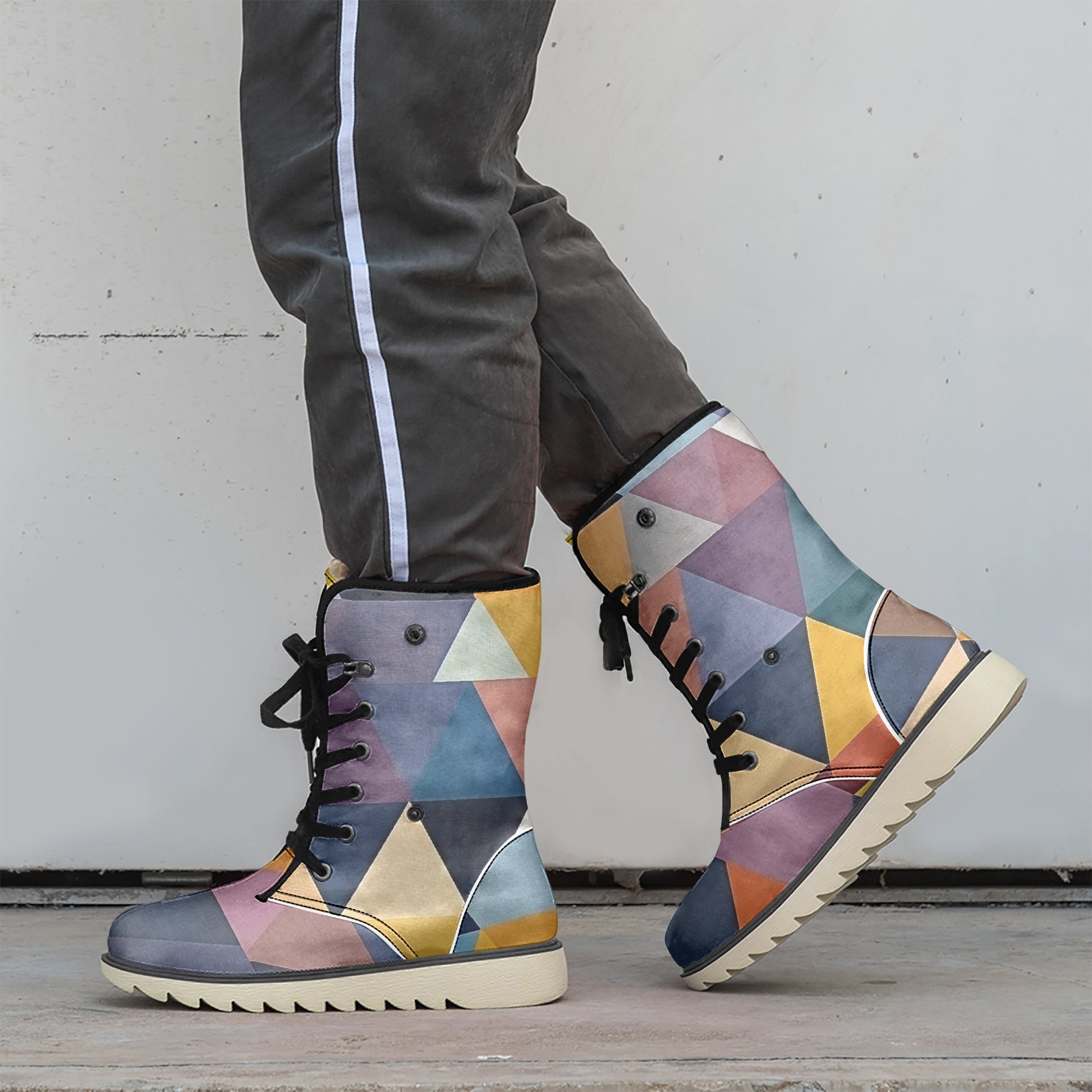 Triangle v3 Chic Boots mit Plüschfutter Stiefel JLR Design