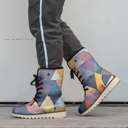 Triangle v3 Chic Boots mit Plüschfutter Stiefel JLR Design