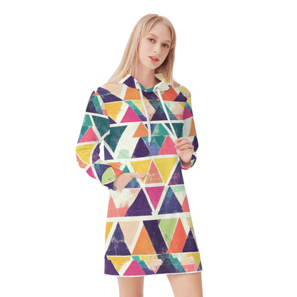 triangle-v3-velvet-hoodie-dress-hoodiekleid-jlr-design-74129 - JLR Design