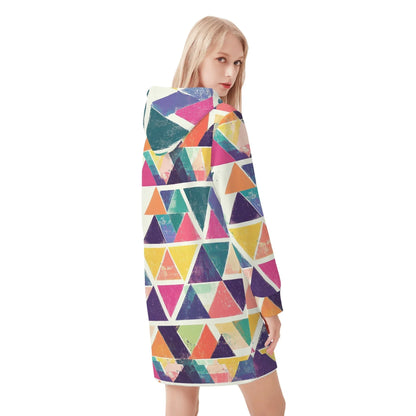 triangle-v3-velvet-hoodie-dress-hoodiekleid-jlr-design-34595 - JLR Design