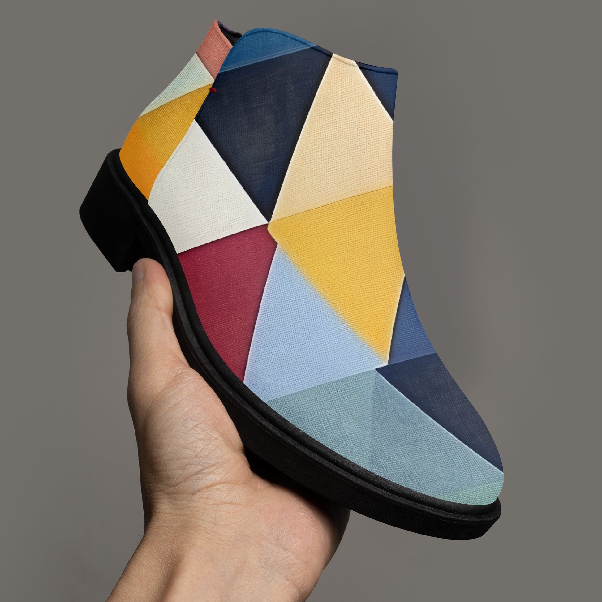 Triangle v3 elegante Reißverschluss-Stiefeletten Stiefeletten JLR Design