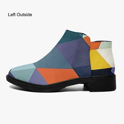 Triangle v3 elegante Reißverschluss-Stiefeletten Stiefeletten JLR Design