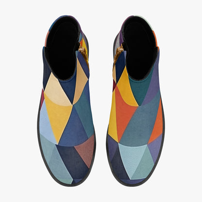 Triangle v3 elegante Reißverschluss-Stiefeletten Stiefeletten JLR Design