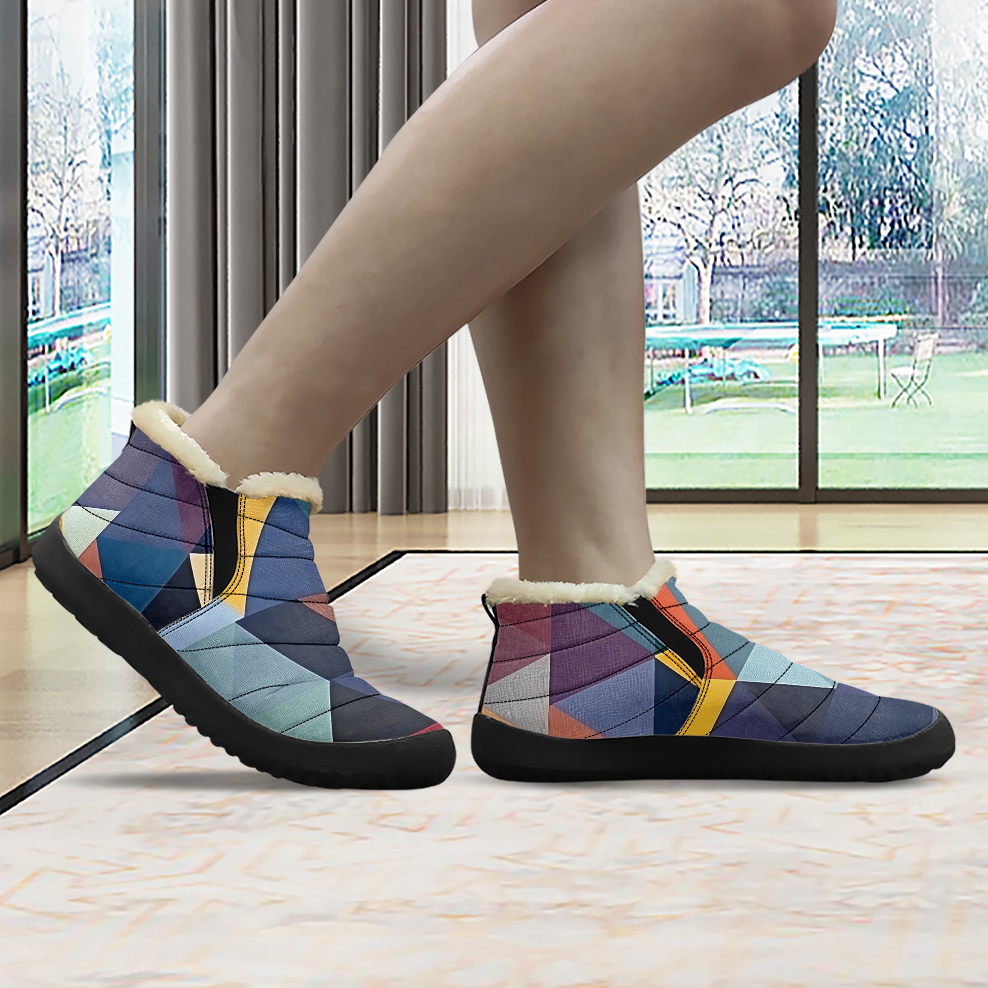 Triangle v3 Faux Fur Slipper Slipper JLR Design