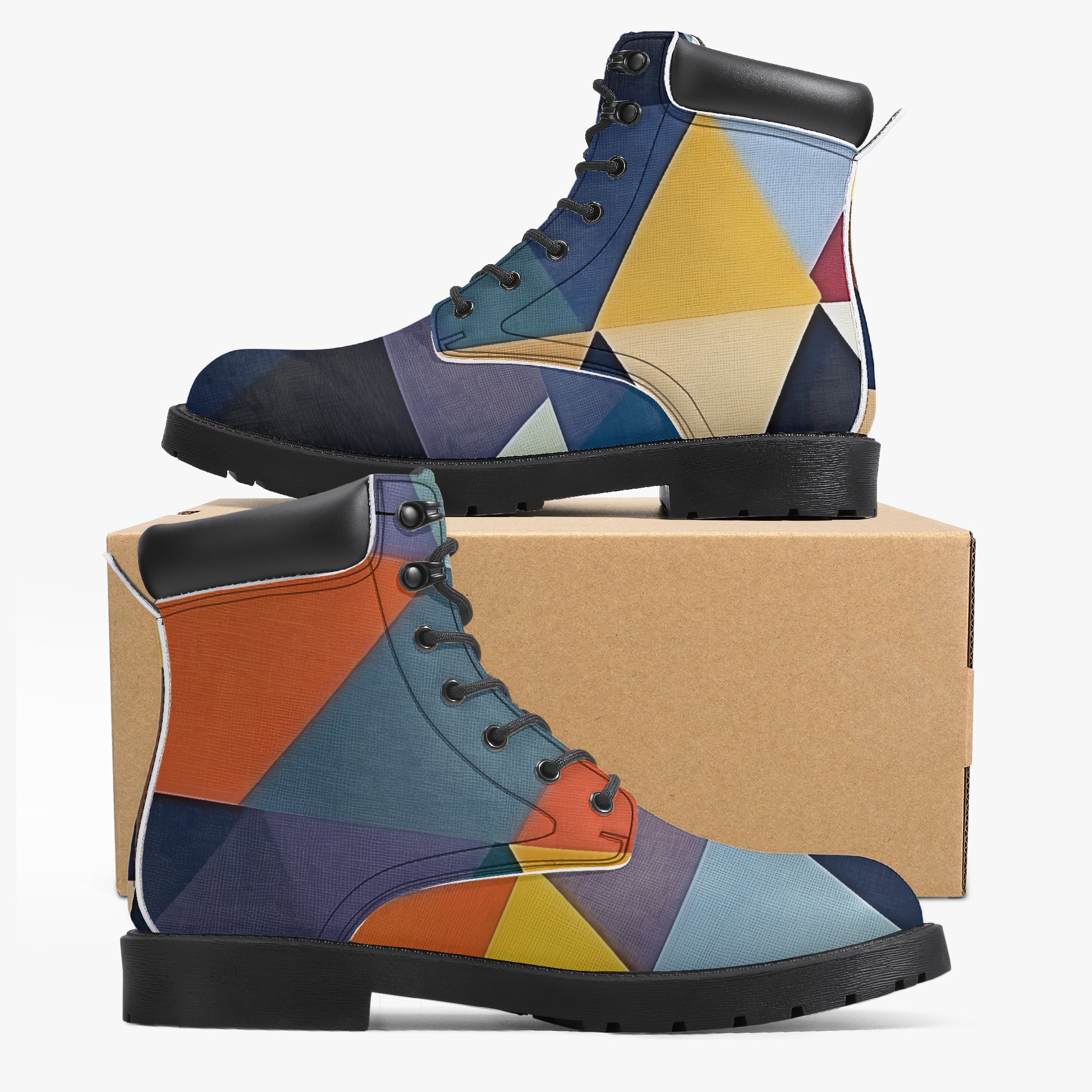 Triangle v3 Leder Boots | Stylische und Warme Winterstiefel Boots JLR Design