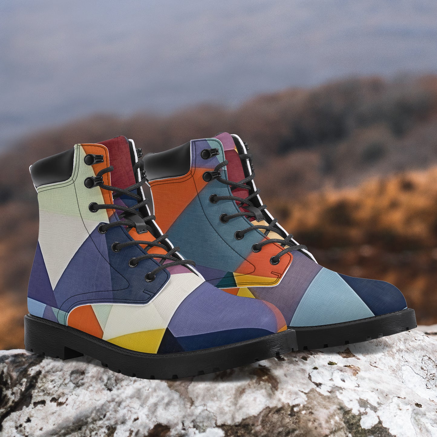 Triangle v3 Leder Boots | Stylische und Warme Winterstiefel Boots JLR Design