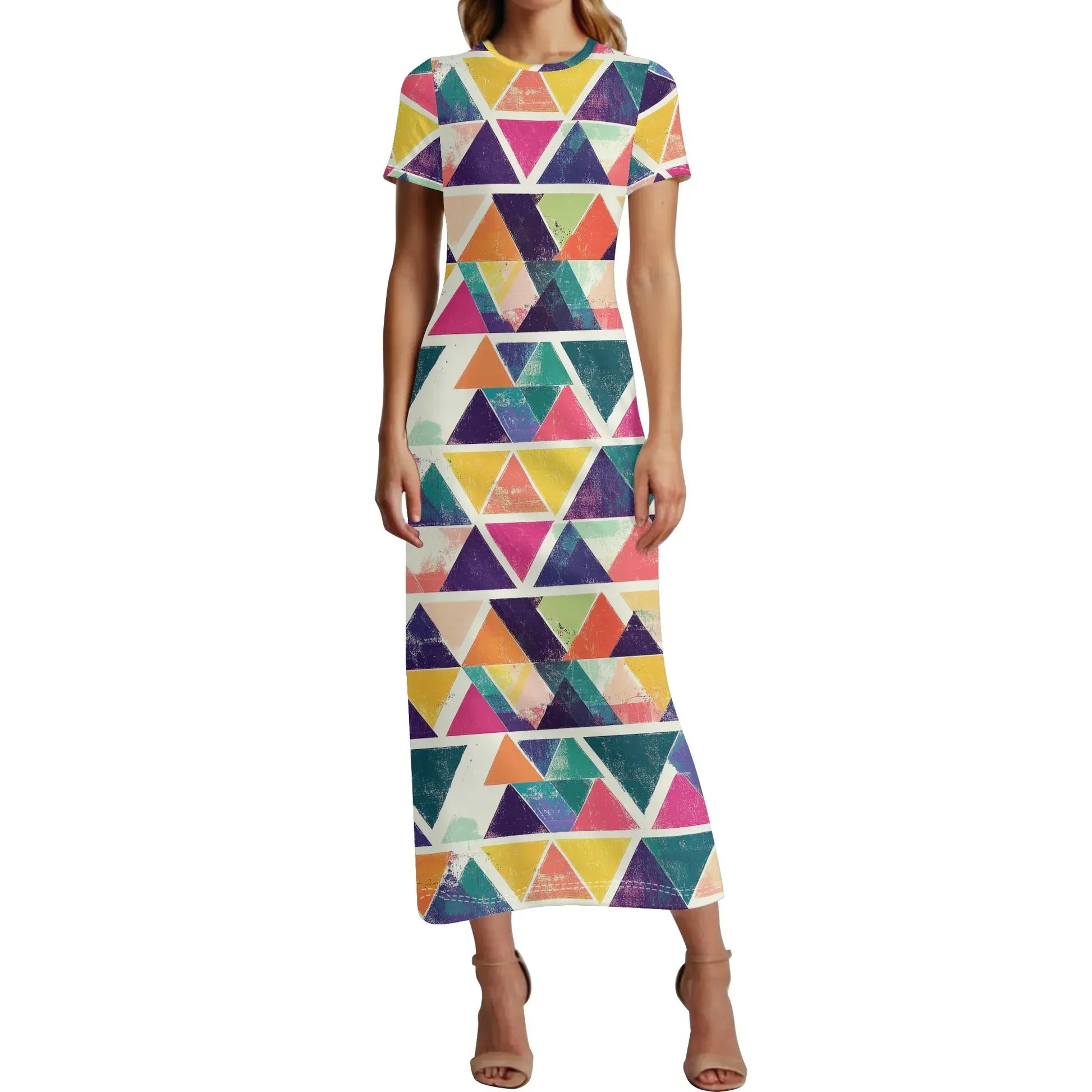 triangle-v3-short-sleeve-long-dress-long-dress-jlr-design-86960 - JLR Design