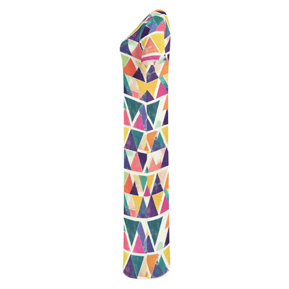 triangle-v3-short-sleeve-long-dress-long-dress-jlr-design-34279 - JLR Design