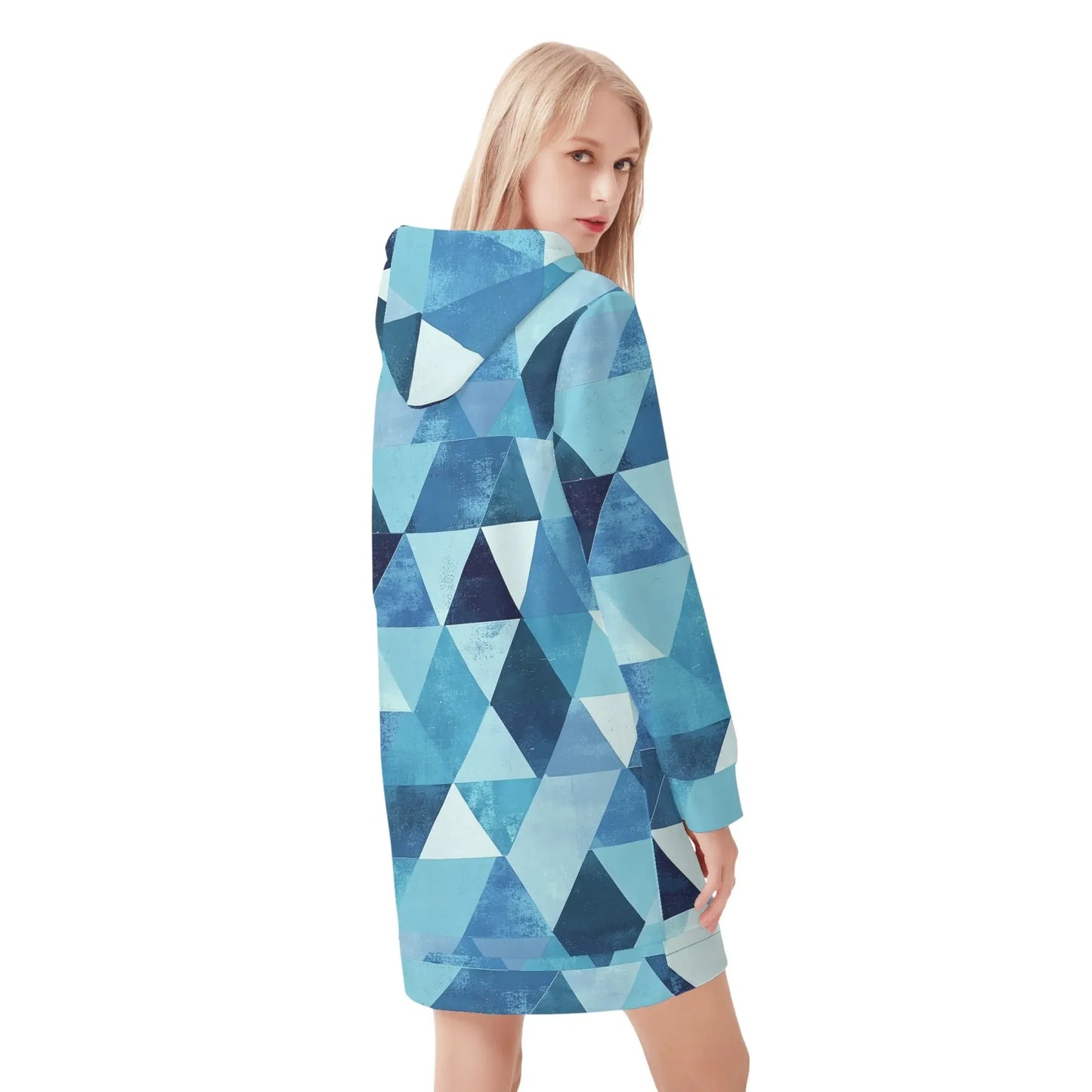 triangle-v4-velvet-hoodie-dress-hoodiekleid-jlr-design-85674 - JLR Design