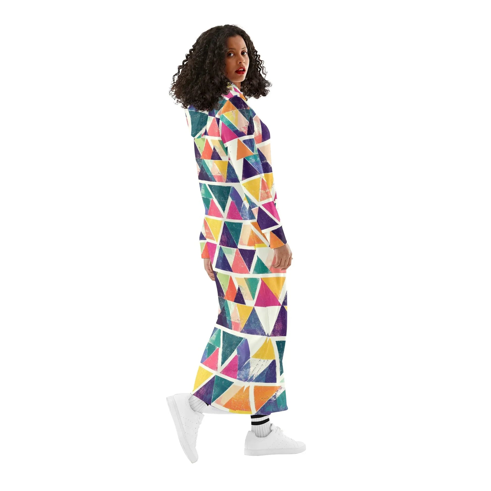 bequemes-leichtes-hoodie-kleid-triangle-v4-hoodiekleid-jlr-design-20563 - JLR Design