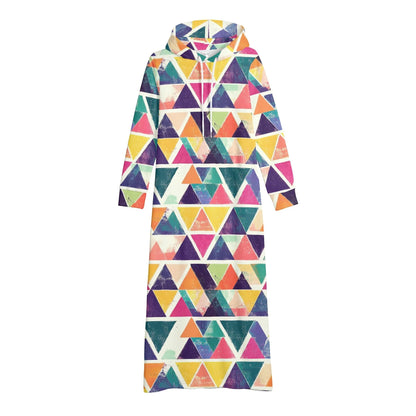 bequemes-leichtes-hoodie-kleid-triangle-v4-hoodiekleid-jlr-design-33885 - JLR Design