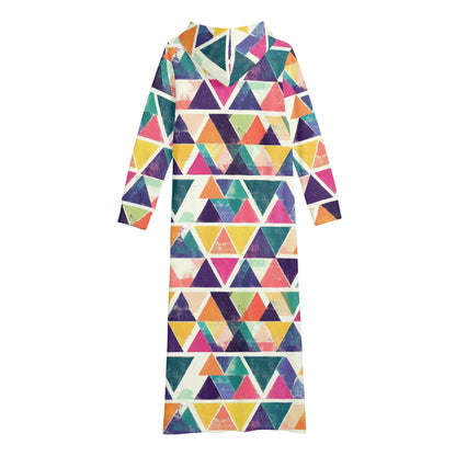 bequemes-leichtes-hoodie-kleid-triangle-v4-hoodiekleid-jlr-design-96643 - JLR Design