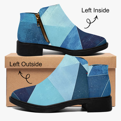 Triangle v4 elegante Reißverschluss-Stiefeletten Stiefeletten JLR Design