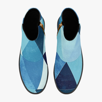 Triangle v4 elegante Reißverschluss-Stiefeletten Stiefeletten JLR Design