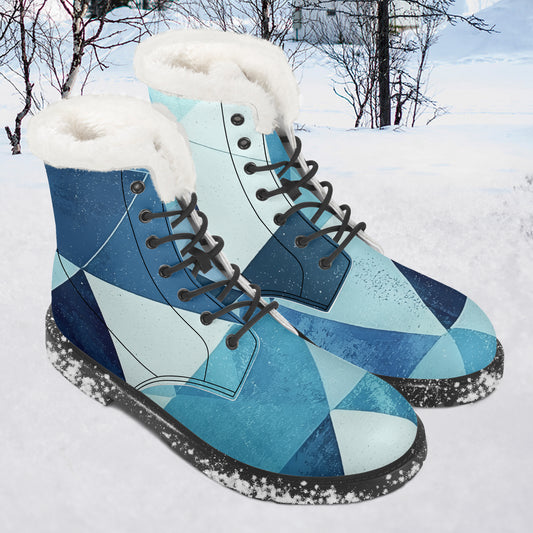 Triangle v4 Faux Fur Leder Boots Boots JLR Design