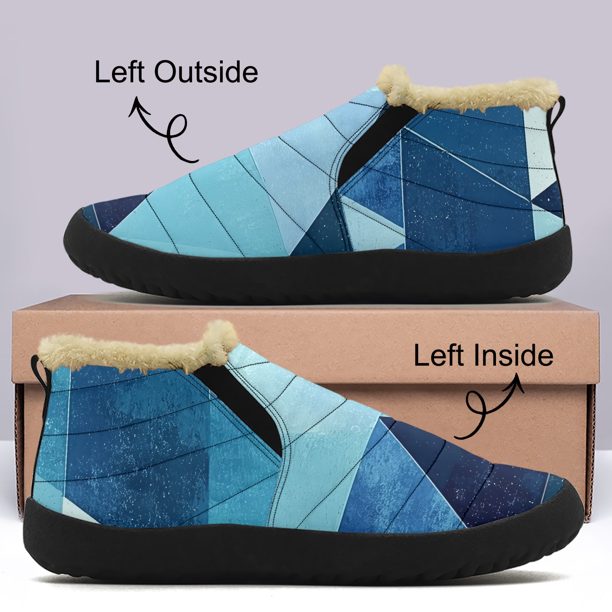 Triangle v4 Faux Fur Slipper Slipper JLR Design