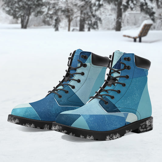 Triangle v4 Leder Boots | Stylische und Warme Winterstiefel Boots JLR Design