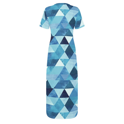 Triangle v4 Short Sleeve Long Dress Long Dress JLR Design