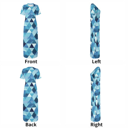 Triangle v4 Short Sleeve Long Dress Long Dress JLR Design