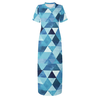 Triangle v4 Short Sleeve Long Dress Long Dress JLR Design