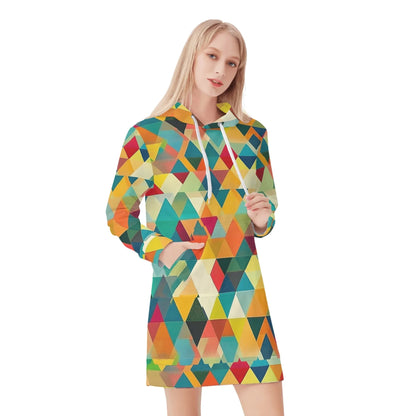 triangle-v5-velvet-hoodie-dress-hoodiekleid-jlr-design-95324 - JLR Design