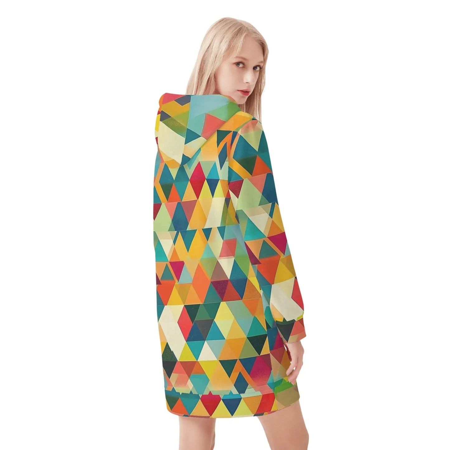 triangle-v5-velvet-hoodie-dress-hoodiekleid-jlr-design-74845 - JLR Design