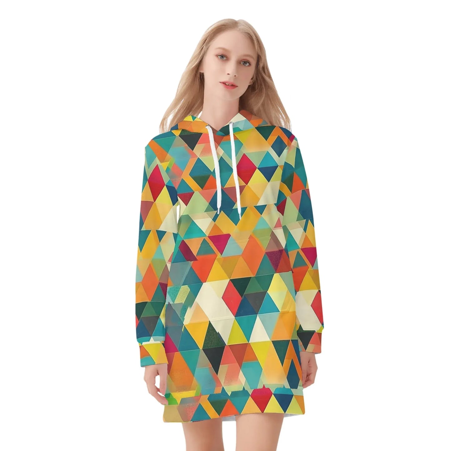 triangle-v5-velvet-hoodie-dress-hoodiekleid-jlr-design-53598 - JLR Design