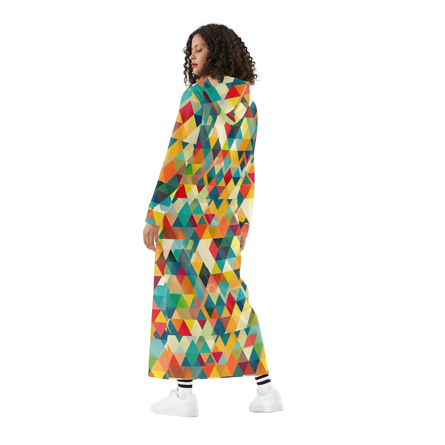 bequemes-leichtes-hoodie-kleid-triangle-v5-hoodiekleid-jlr-design-57350 - JLR Design